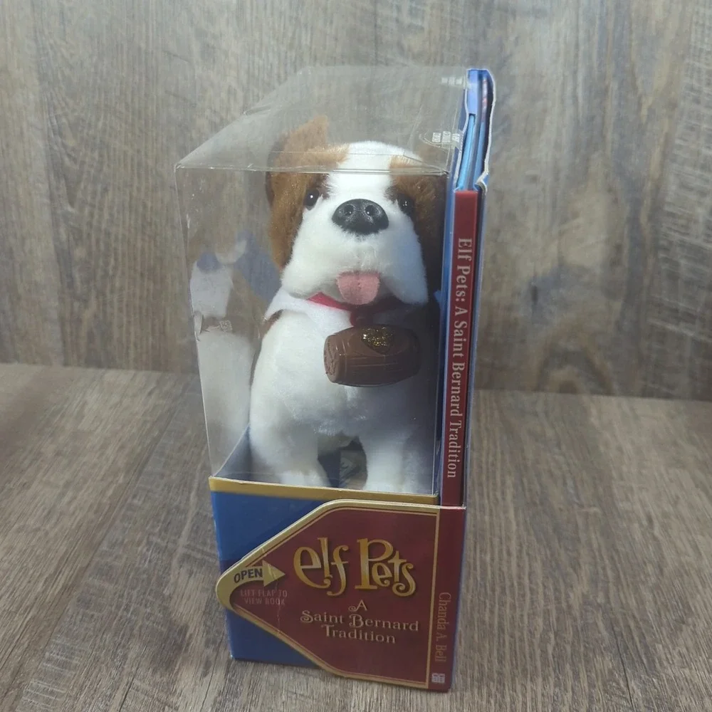 Elf Pets: A Saint Bernard Tradition w/Storybook NEW! Elf On A Shelf Companion